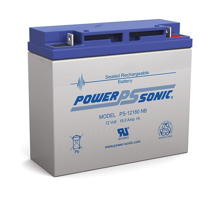PS12180F2 Power-Sonic PS AGM Cycling Battery