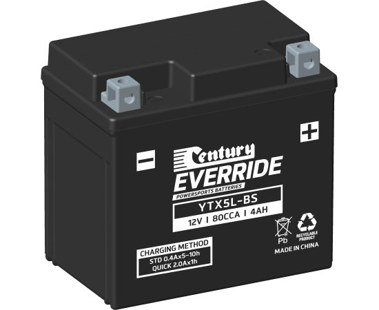 YTX5L-BS Century Motorcycle Battery