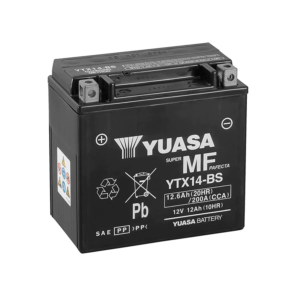 YTX14-BS Yuasa Motorcycle Battery