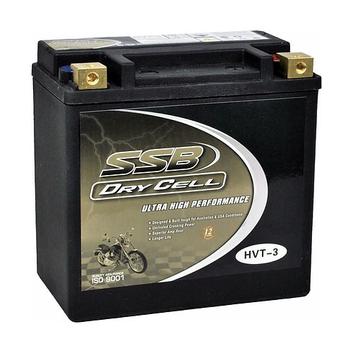HVT-3 SSB DryCell HVT Motorcycle Battery