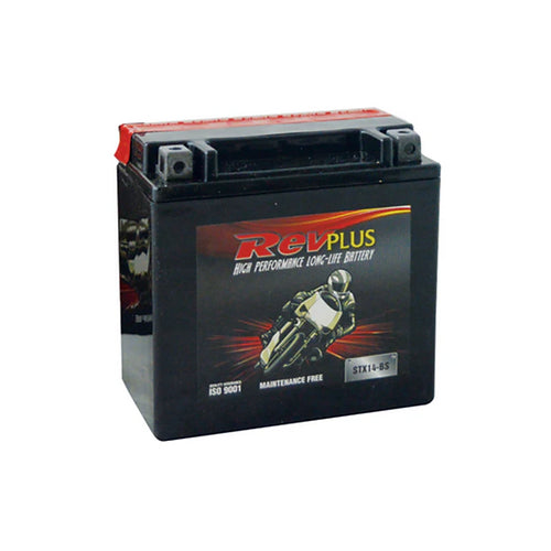 STX14-BS Rev Plus Motorcycle Battery