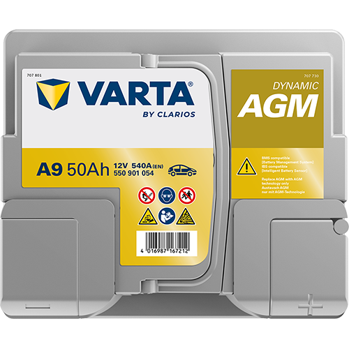 VARTA A9 (Dynamic AGM 550901054)