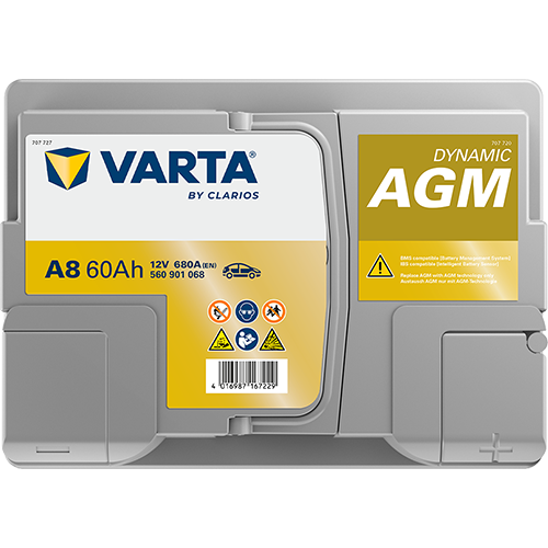 VARTA A8 (Dynamic AGM 560901068)