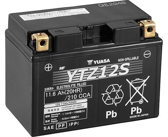 YTZ12S YUASA Motorcycle battery (12V- 11AH)