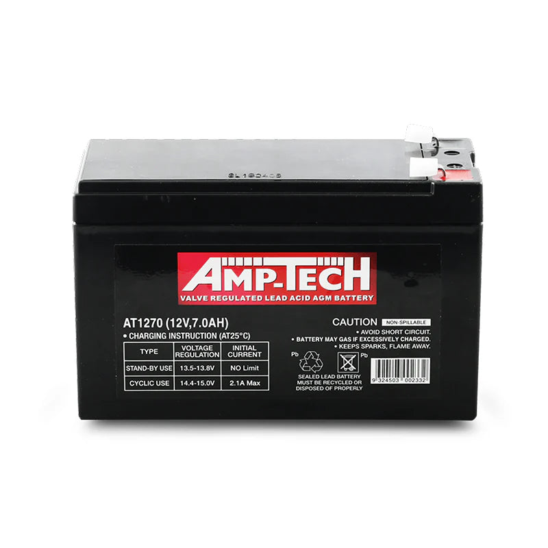Amp-Tech AT1270 SLI/AGM General Purpose Battery (12V 7Ah)
