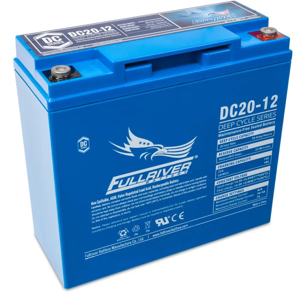DC20-12 Fullriver Deep Cycle AGM Battery (12V 20AH)
