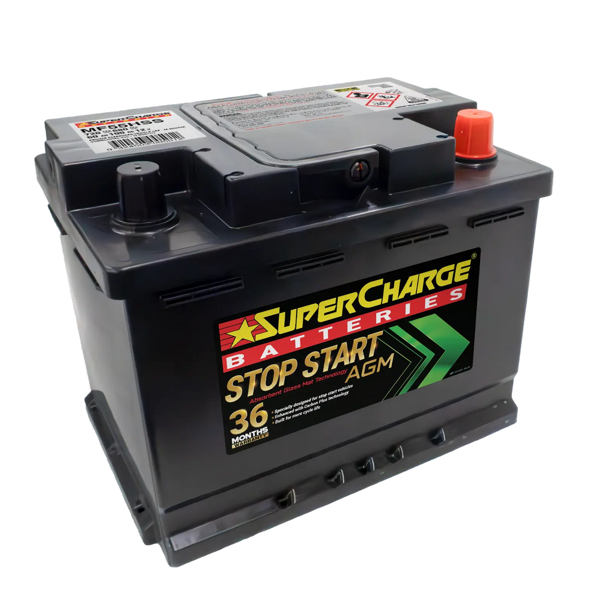 MF55HSS Supercharge Stop-Start AGM N55H