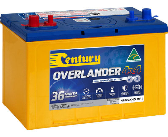 N70ZZXHDMF Century Overlander 4x4 Battery