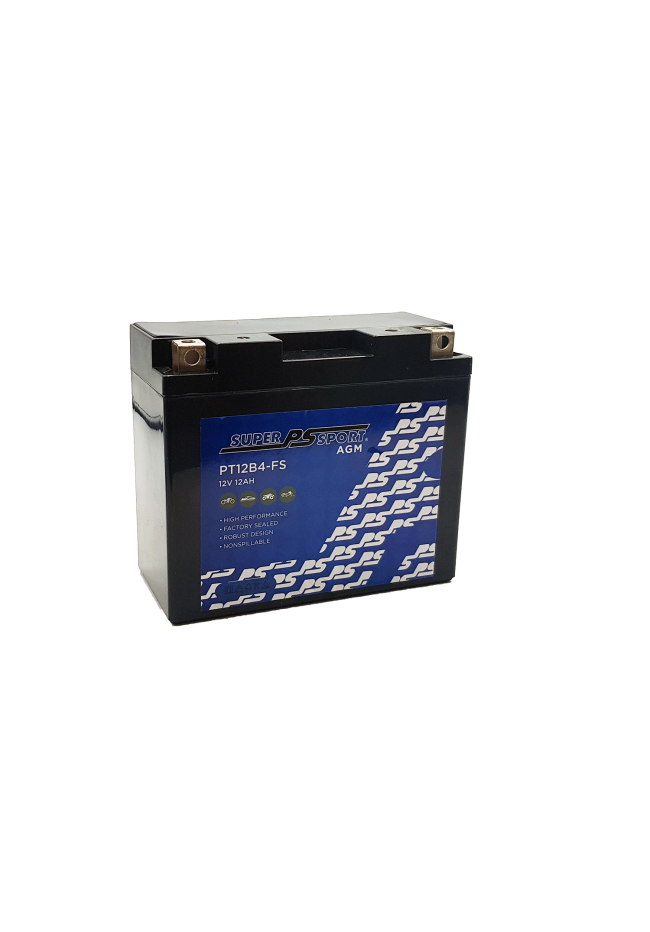 PT12B4-FS SuperSport AGM Motorcycle Battery
