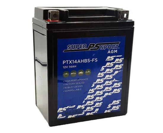 PTX14AHBS-FS SuperSport AGM Motorcycle Battery