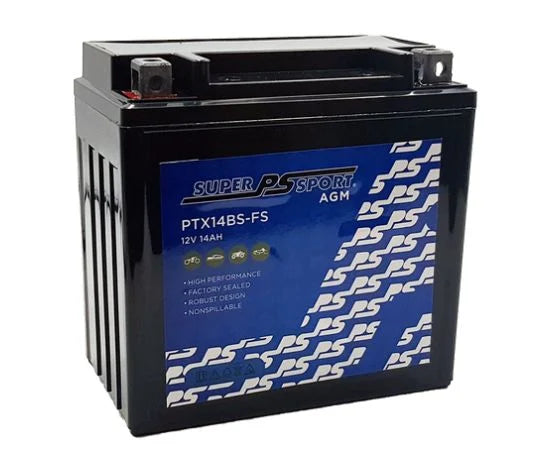 PTX14BS-FS PowerSport AGM Motorcycle Battery