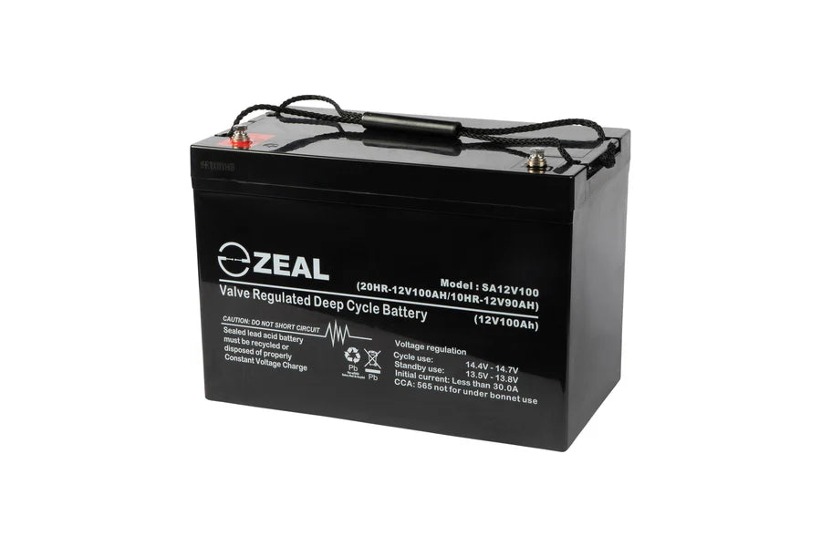 SA12V100 Zeal 12V 100Ah AGM Cycling Battery