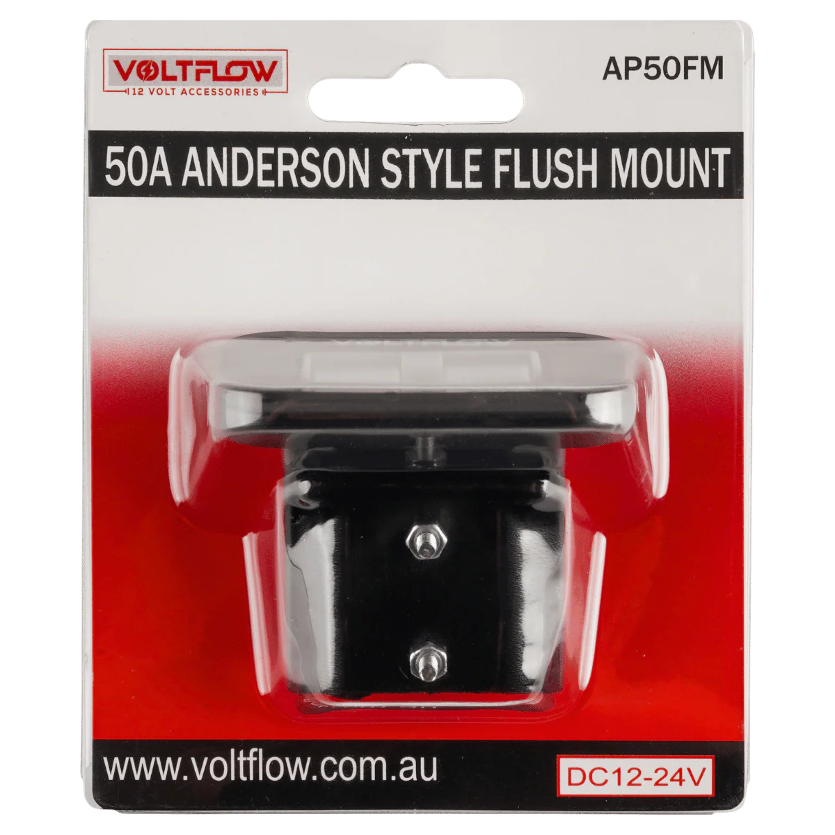 VoltFlow Flush Mount with 12V Anderson Style Plug 50Amp