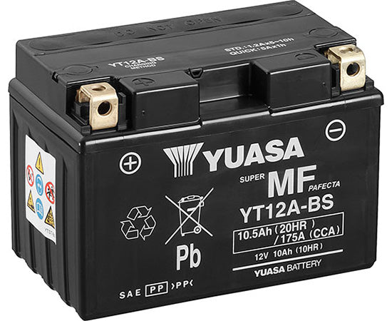 YT12A-BS Yuasa Motorcycle Battery