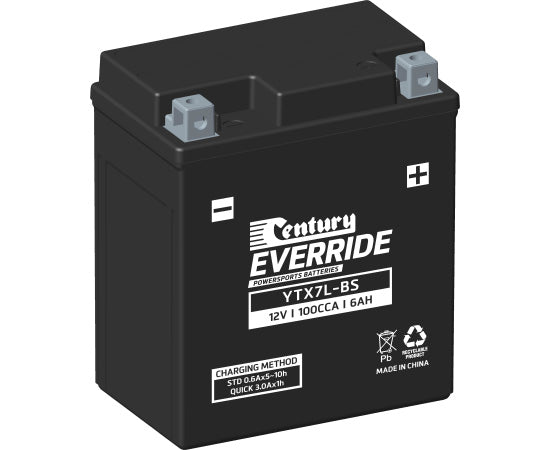 YTX7L-BS Century Motorcycle Battery