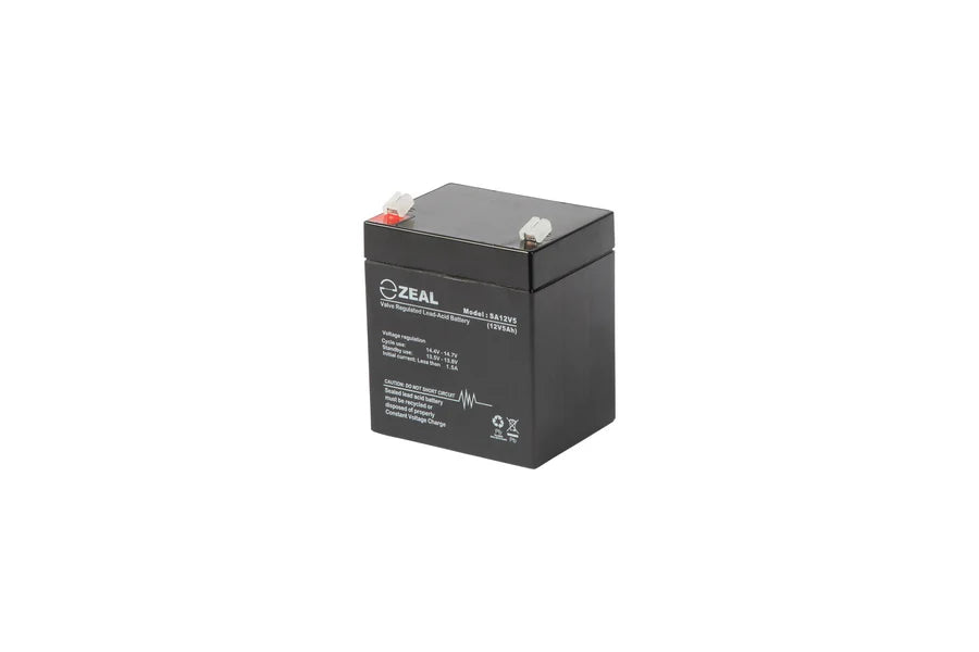 SA12V5 Zeal AGM 12V 5Ah F1 AGM Cycling Battery