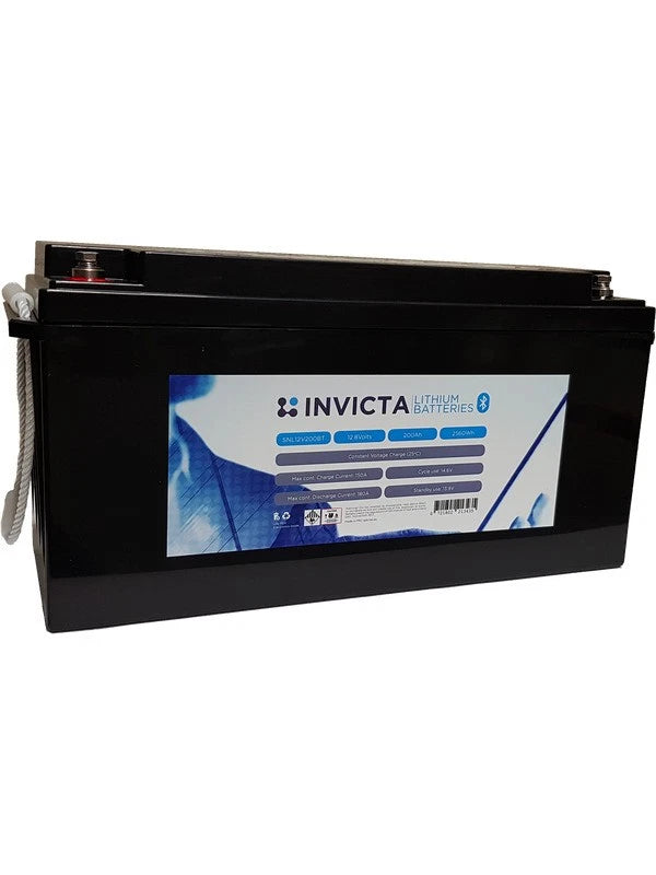SNL12V200BT Invicta Lithium Battery 12V200AH BLUETOOTH