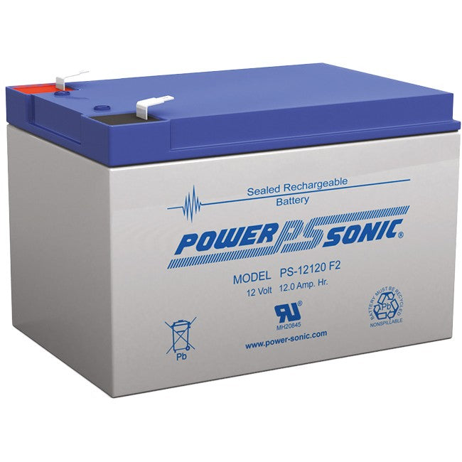 PS12120F2 Power-Sonic PS AGM Cycling Battery