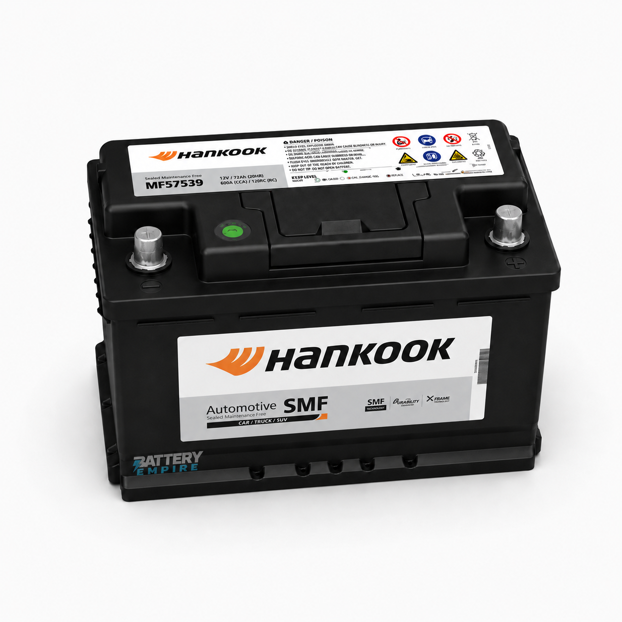 MF57539 Hankook Automotive Battery
