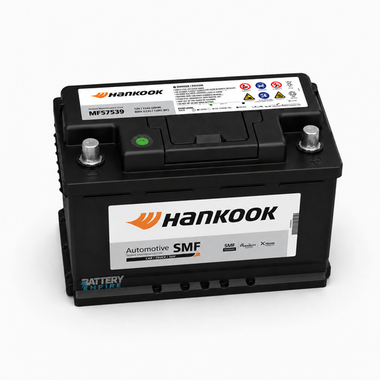 MF57539 Hankook Automotive Battery