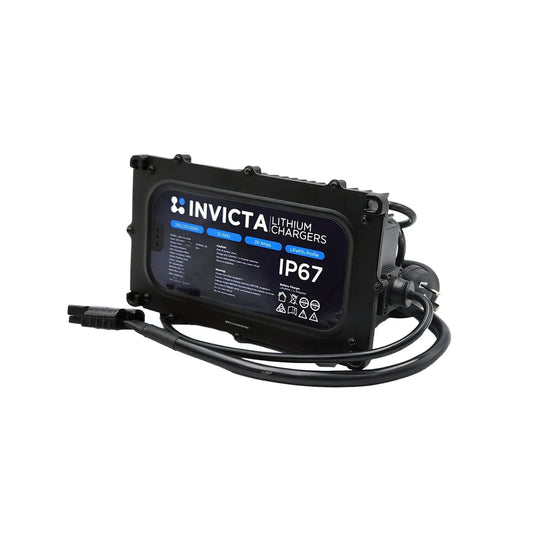 SNLC12V20HD Invicta Lithium Heavy Duty IP67 Charger 12V 20Amp