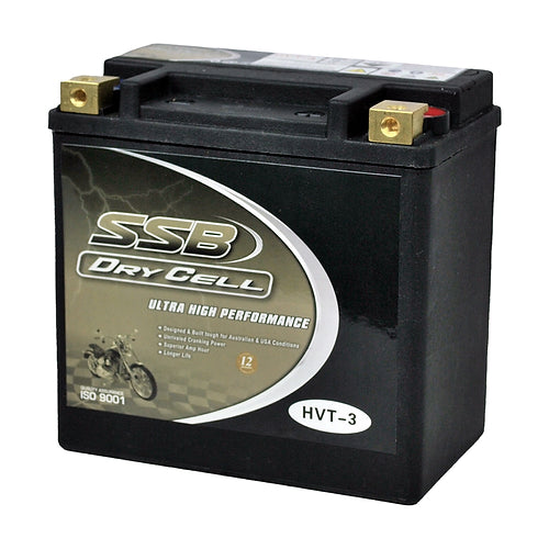 HVT-3 SSB DryCell HVT Motorcycle Battery