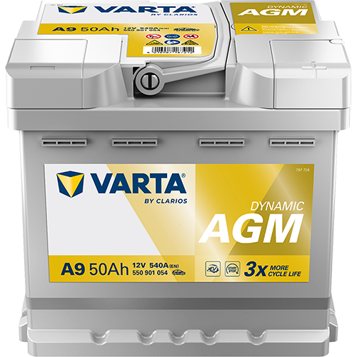 VARTA A9 (Dynamic AGM 550901054)