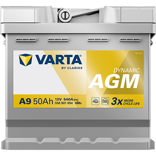 VARTA A9 (Dynamic AGM 550901054)