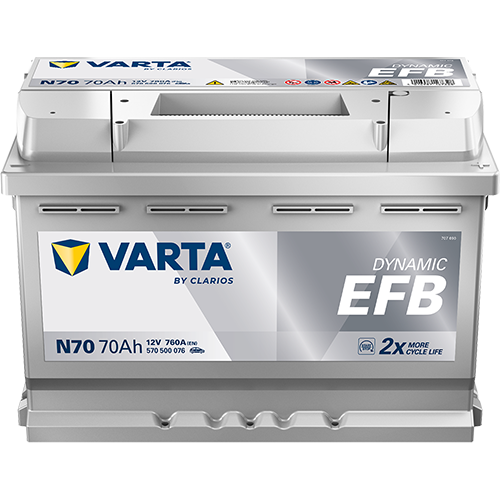 VARTA N70 (Dynamic EFB 570500076)