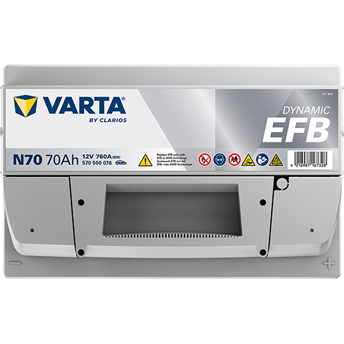 VARTA N70 (Dynamic EFB 570500076)
