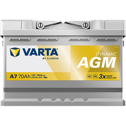 VARTA A7 (Dynamic AGM 570901076)