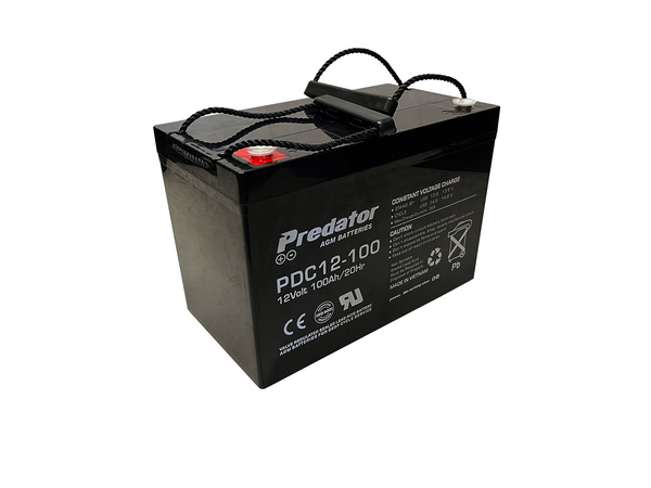 PDC12-100 Predator AGM Deep Cycle Battery (12V-100AH) – Battery Empire