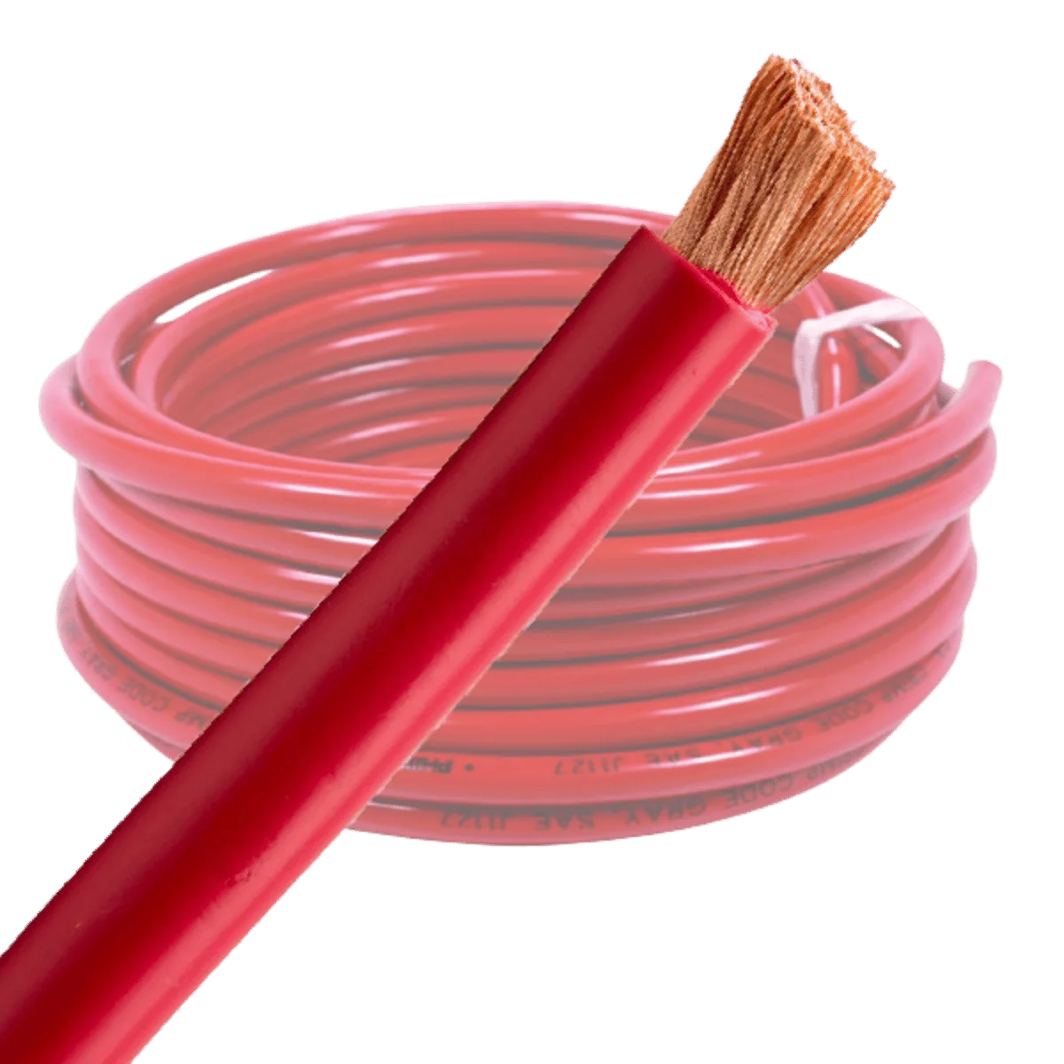 6 B&S Single Core Cable (6AWG) - Red