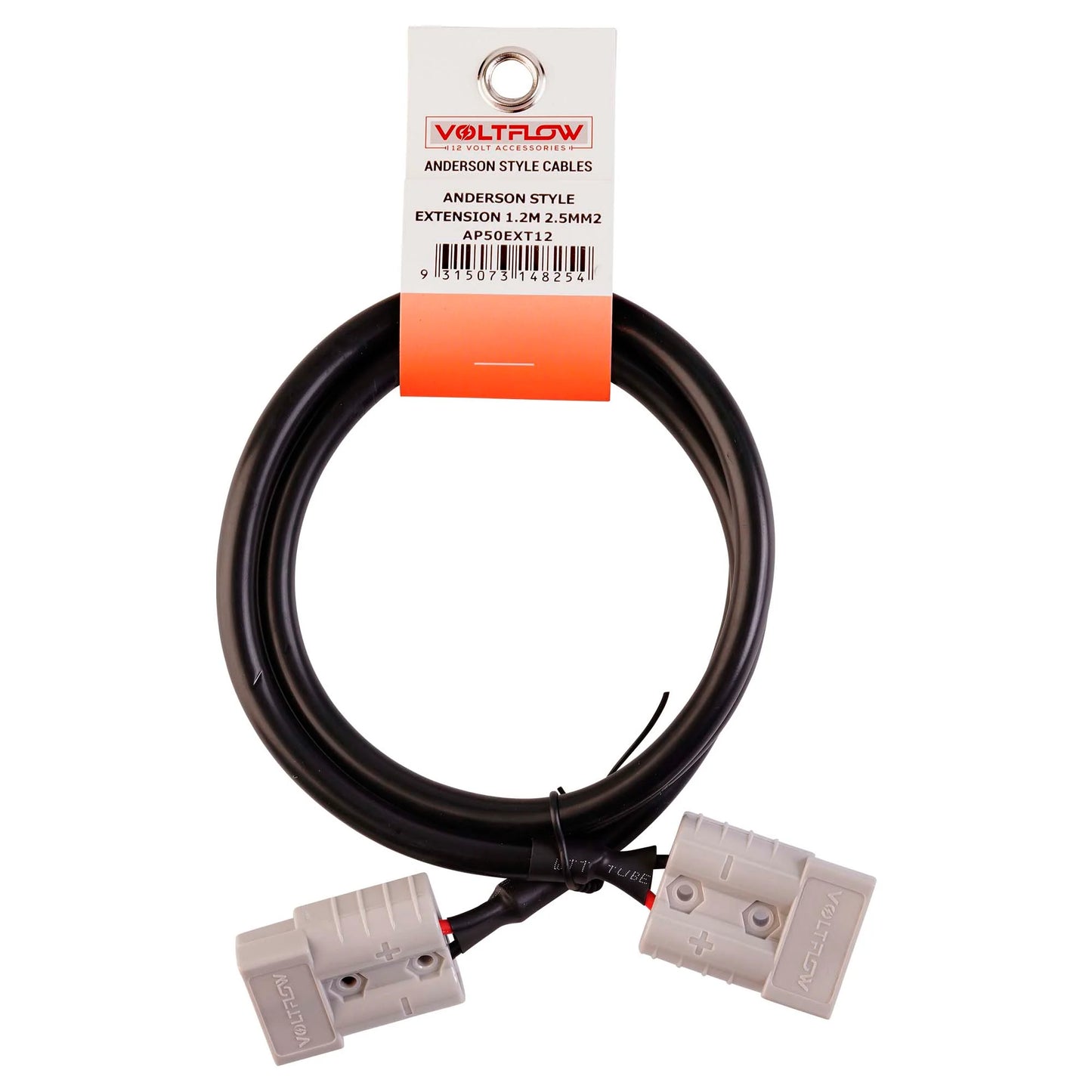 VoltFlow 12V Extension Lead with Anderson Style Plugs - 1.2M