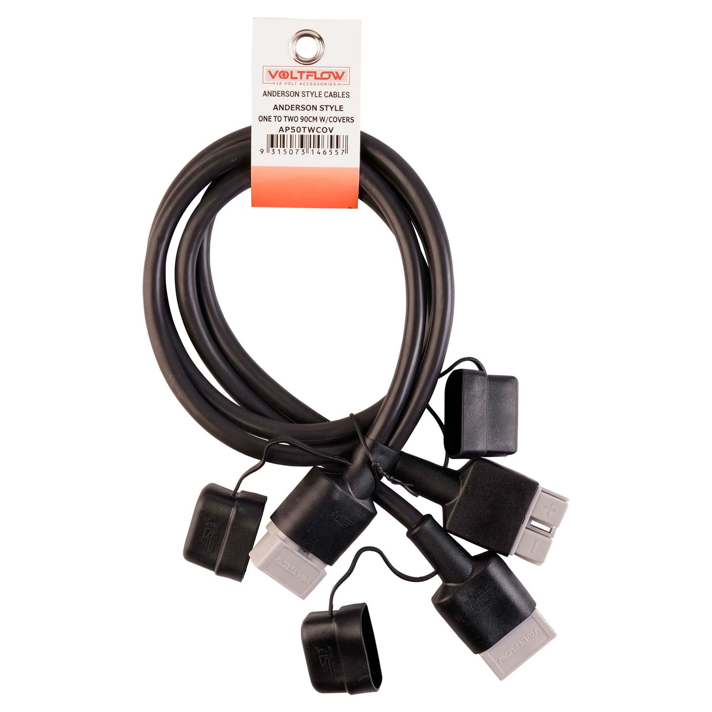 VoltFlow 12V Anderson Style One To Two Plugs With Covers