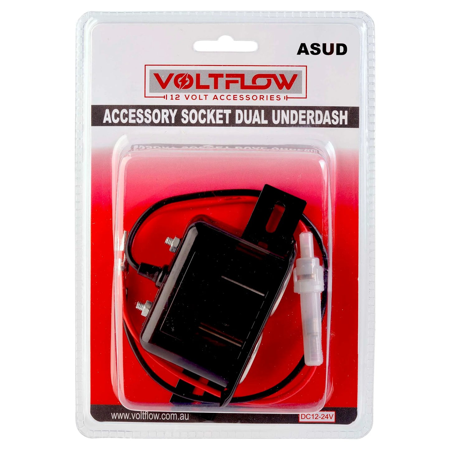 VoltFlow 12V Dual Accessory Under Dash Cigarette Sockets