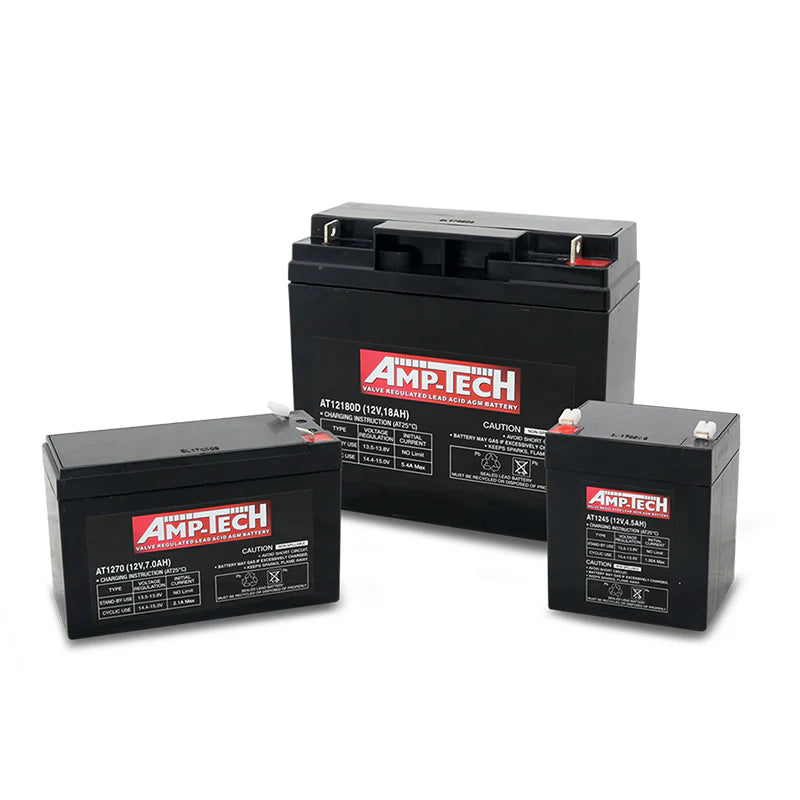 Amp-Tech AT6120 SLI/AGM General Purpose Battery (6V, 12Ah)