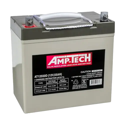 Amptech AT12550D AGM Battery