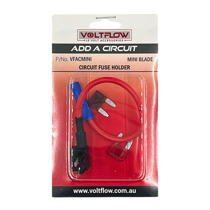 VoltFlow 'Add A Circuit' Fuse Holder - Mini Fuse