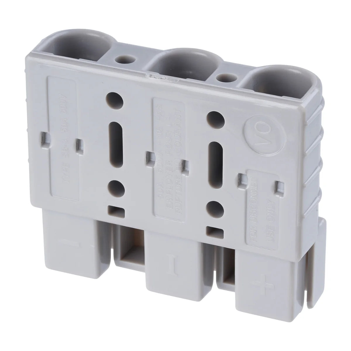 VoltFlow 12V Anderson Style Plug 50Amp Grey 3 Pin