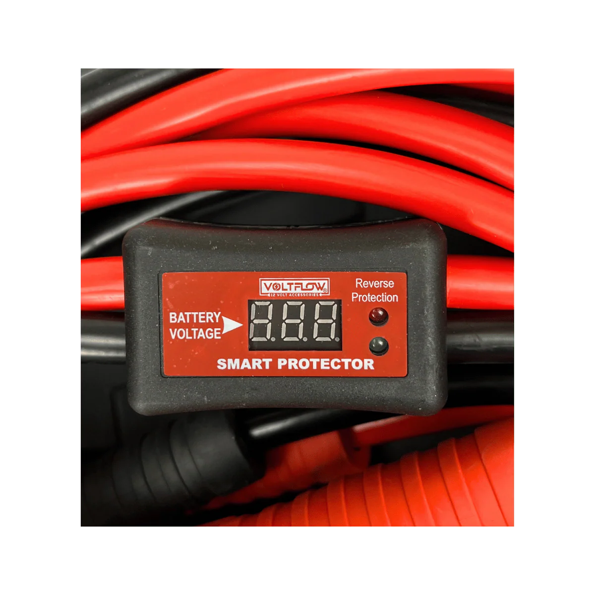 VoltFlow Premium Nitrile Jumper Leads with Surge Protection 6.5m 1500Amp