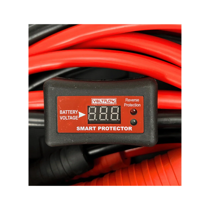VoltFlow Premium Nitrile Jumper Leads with Surge Protection 6.5m 1500Amp