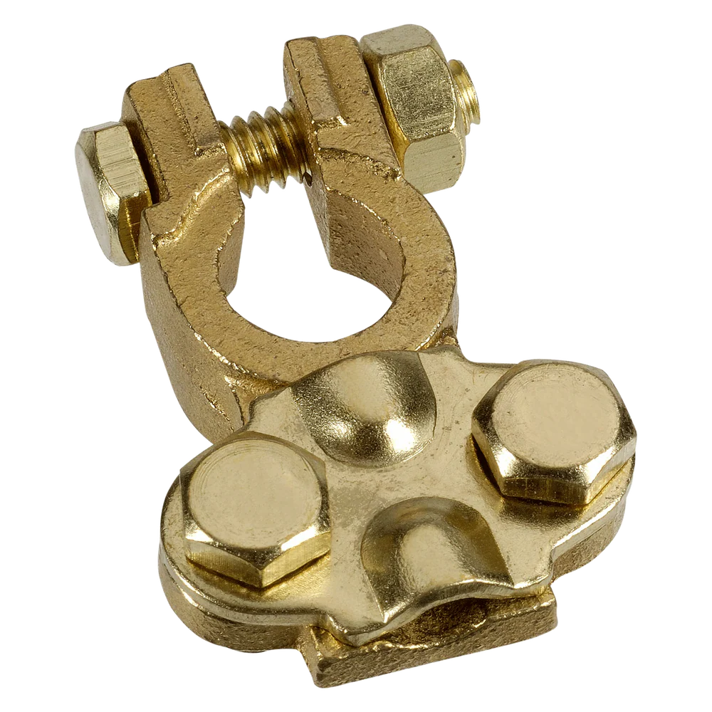BT36-P1 Positive Brass Battery Terminal Suits Small Japanese Battery