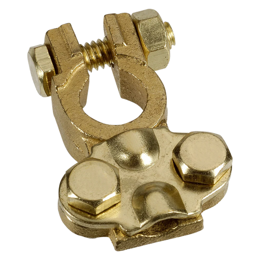 BT36-P1 Positive Brass Battery Terminal Suits Small Japanese Battery
