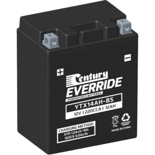 YTX14AH-BS Century Motorcycle Battery