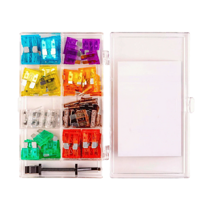 VoltFlow Car Fuses 100 Piece 3Amp-30Amp Kits - Standard Blade