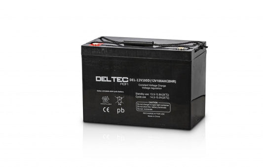 DEL-12V100D Deltec Deep Cycle AGM