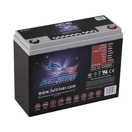 Fullriver HC40 - (Extreme 40) HC Series 12V 40Ah Advanced AGM