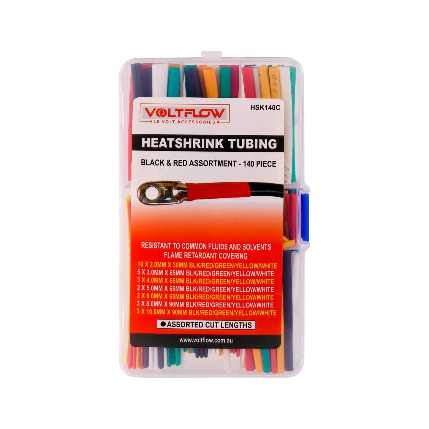 VoltFlow Heat Shrink Kit 140 Piece Various Colours