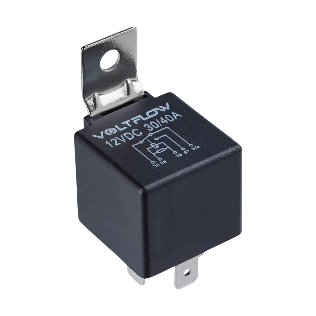 VoltFlow High-Capacity Relay with Resistor - 40Amp 12V - 5 PIN